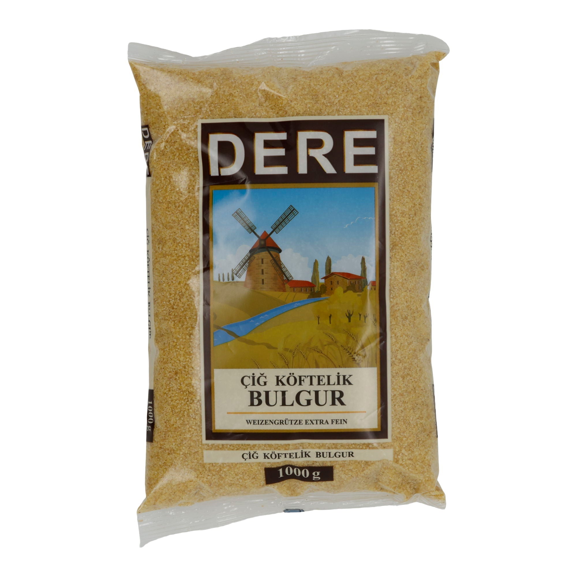 Bulgur Dere | Çiğ Köftelik Bulgur | Extra fein für traditionelle Çiğ Köfte & Snacks | 1000 g DERE